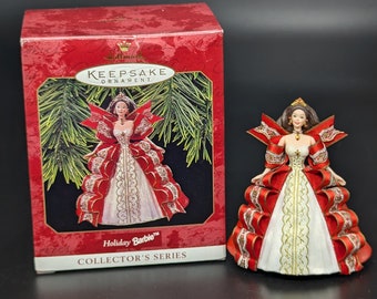 Vintage Barbie Christmas Ornament Hallmark Keepsake Holiday Barbie