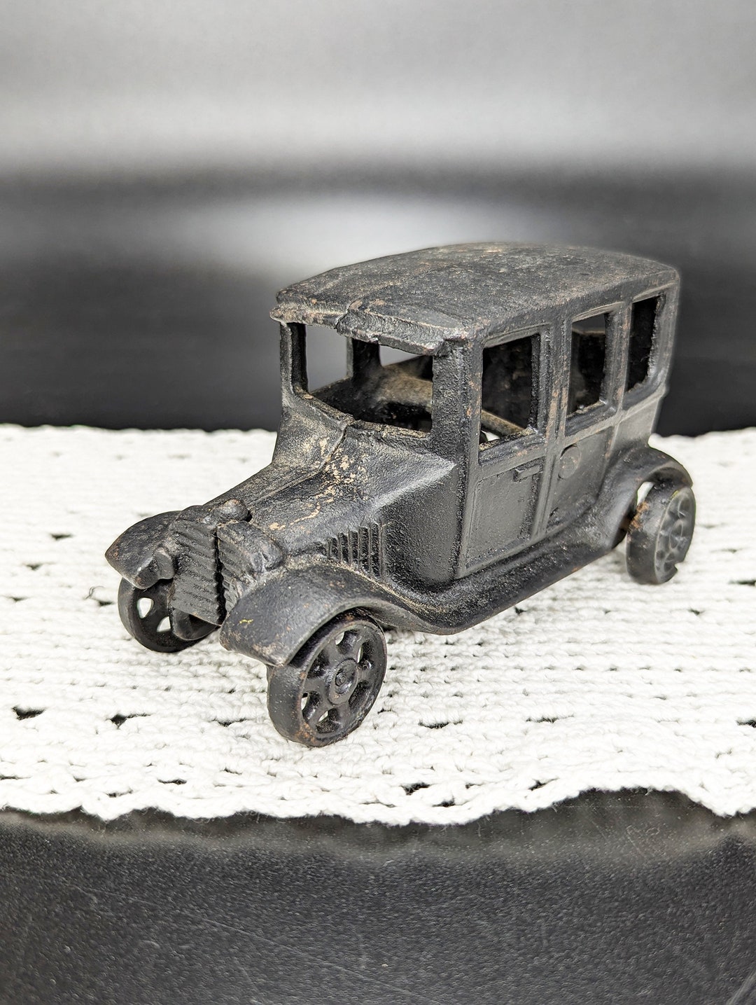 Vintage Cast Iron Toy Ford Model T Car V2605 Etsy