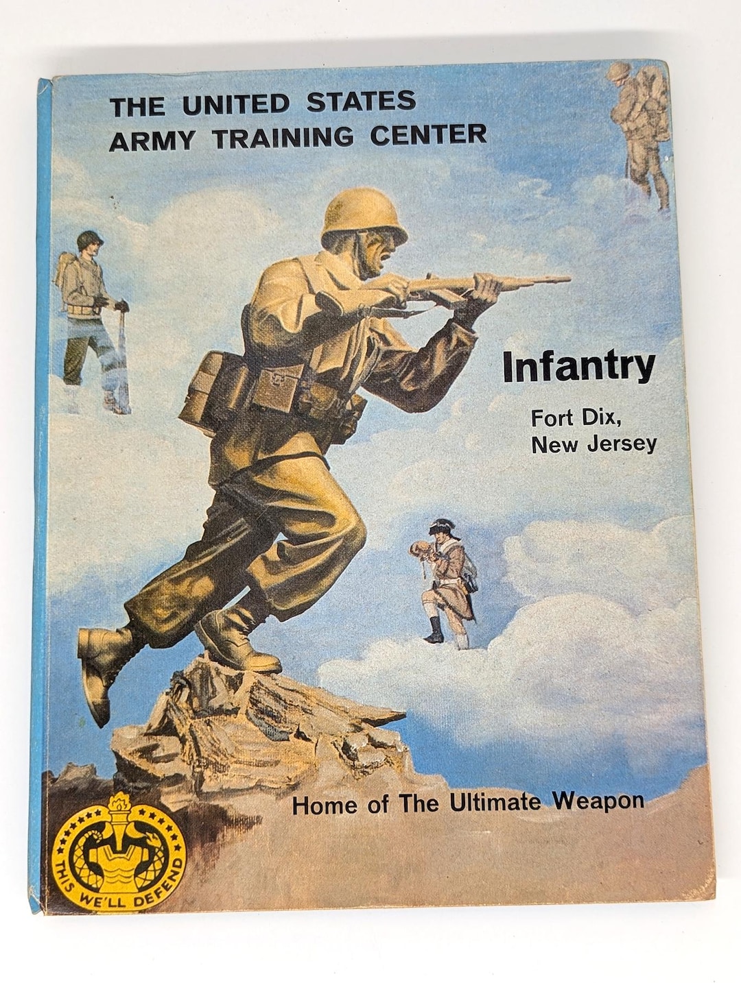 Vintage 1964 Hardcover Book From Fort Dix Army Basic Training Year Book