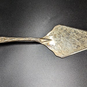 Vintage Silver-Plated Filigree Pie/Cake Server Made In Italy - V2558