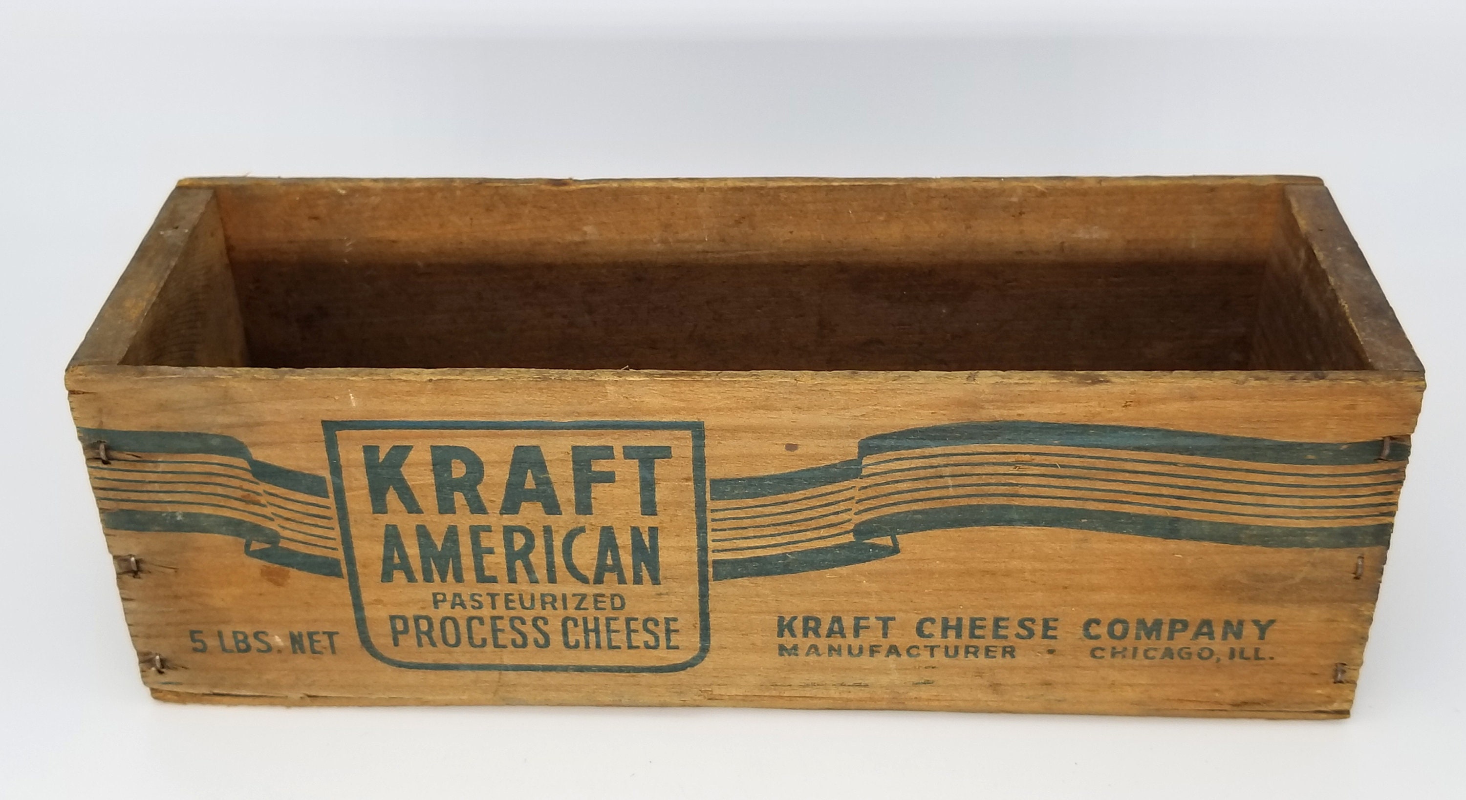 Vintage Kraft Cheese Box 5 Lb. Circa 1940's 