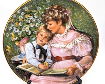 Vintage 1986 "Times Remembered" by Artist Sandra Kuck for Mother's Day - V6184