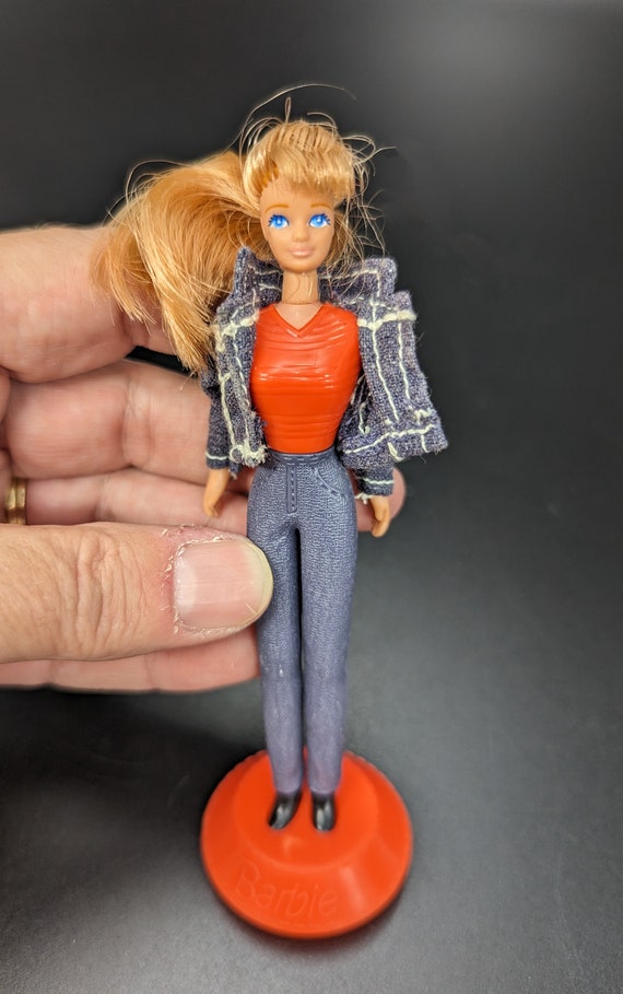 Vintage 1998 Mcdonalds Happy Meal Set of 3 Small BARBIE Dolls