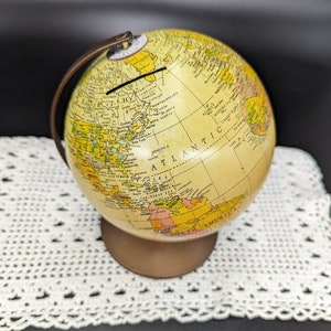 Vintage "The Revere" 6" Globe Bank by REPLOGLE - V2494