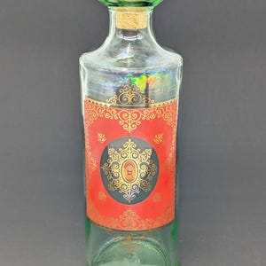 Vintage 1960s &quot;Old Fitzgerald Bourbon&quot; Decanter Bottle - V4616