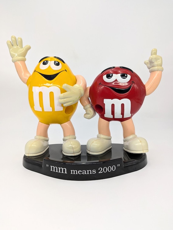 Vintage Large 2000 M&ms Millenium Candy Dispenser 