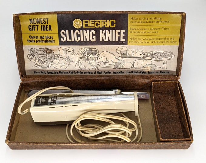 Vintage 1960s General Electric Slicing Knife Model 13EK1 V0870 Etsy