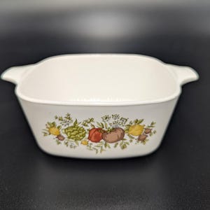 Vintage 1970s CorningWare Spice Of Life 2-3/4 Cup P-43-B Baking Dish - V3814