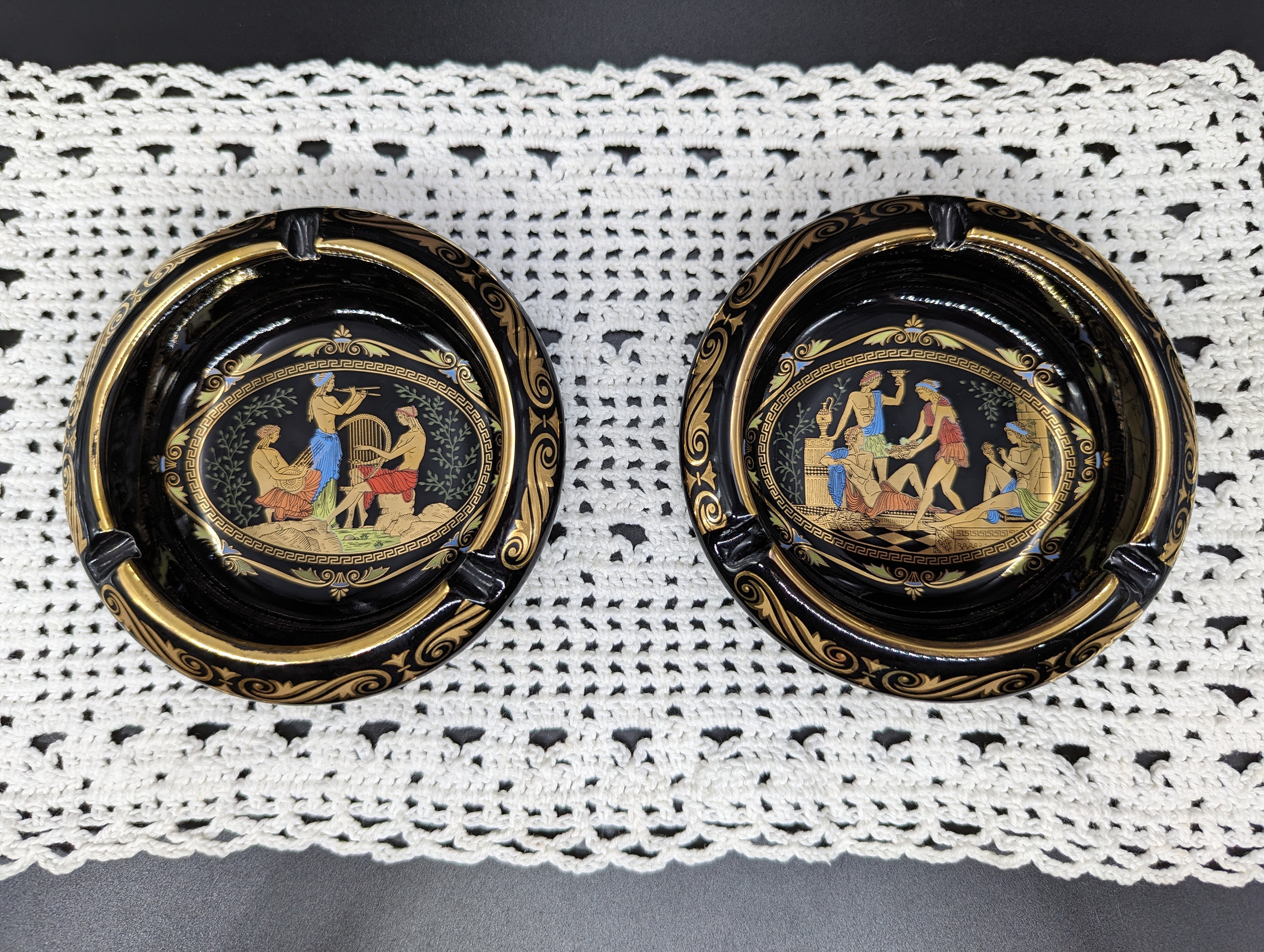 Greek 24k Ashtray - Etsy