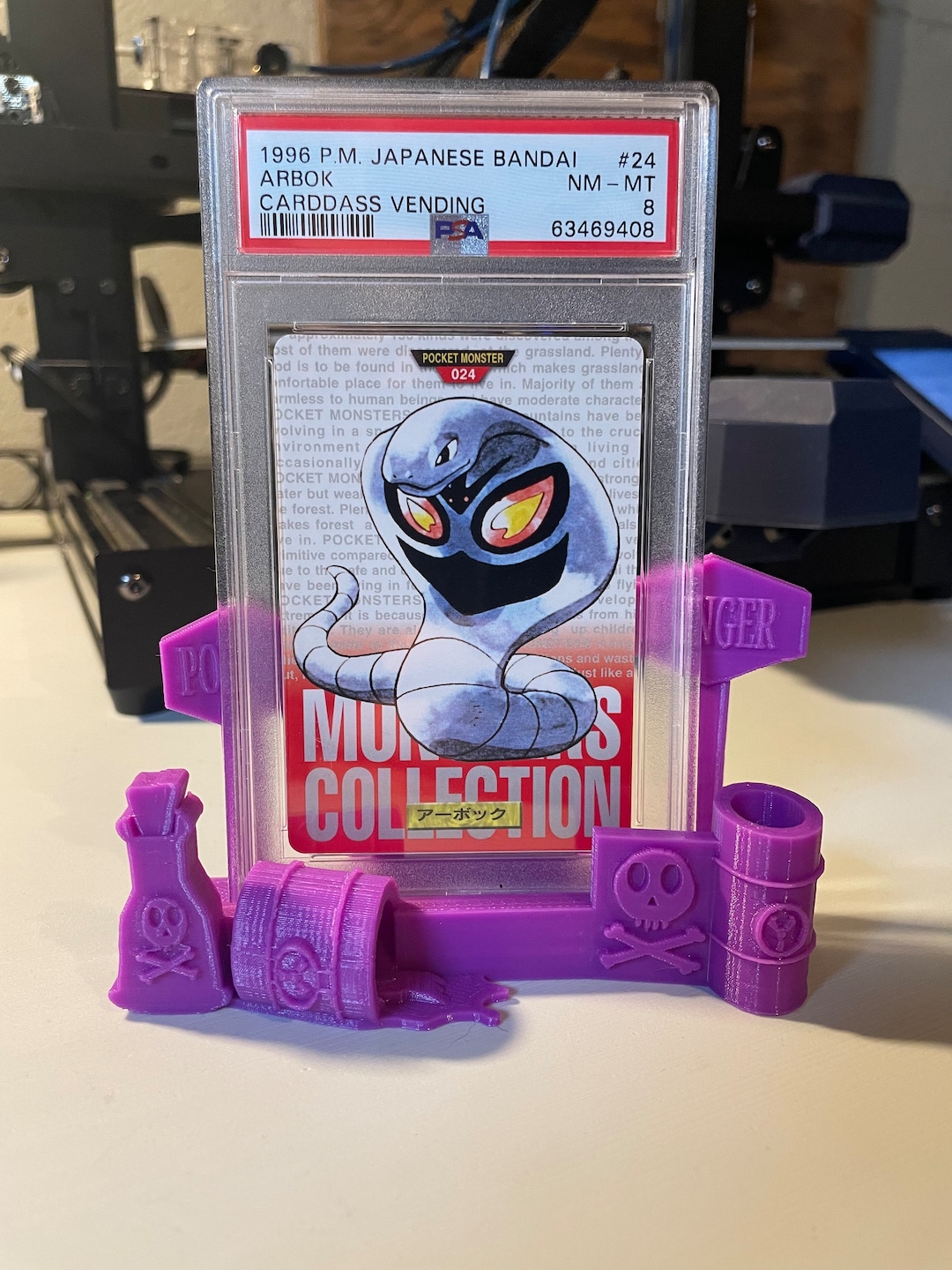 Poison Card Stand Custom 3D Printed PSA, CGC, Beckett, HGA Graded