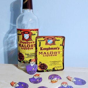 Custom Malort Bottle Labels 750ml
