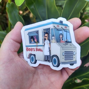 Bob&#39;s Burgers Food Truck Sticker Bobs Burgers Sticker