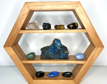 Crystal display shelves star shape