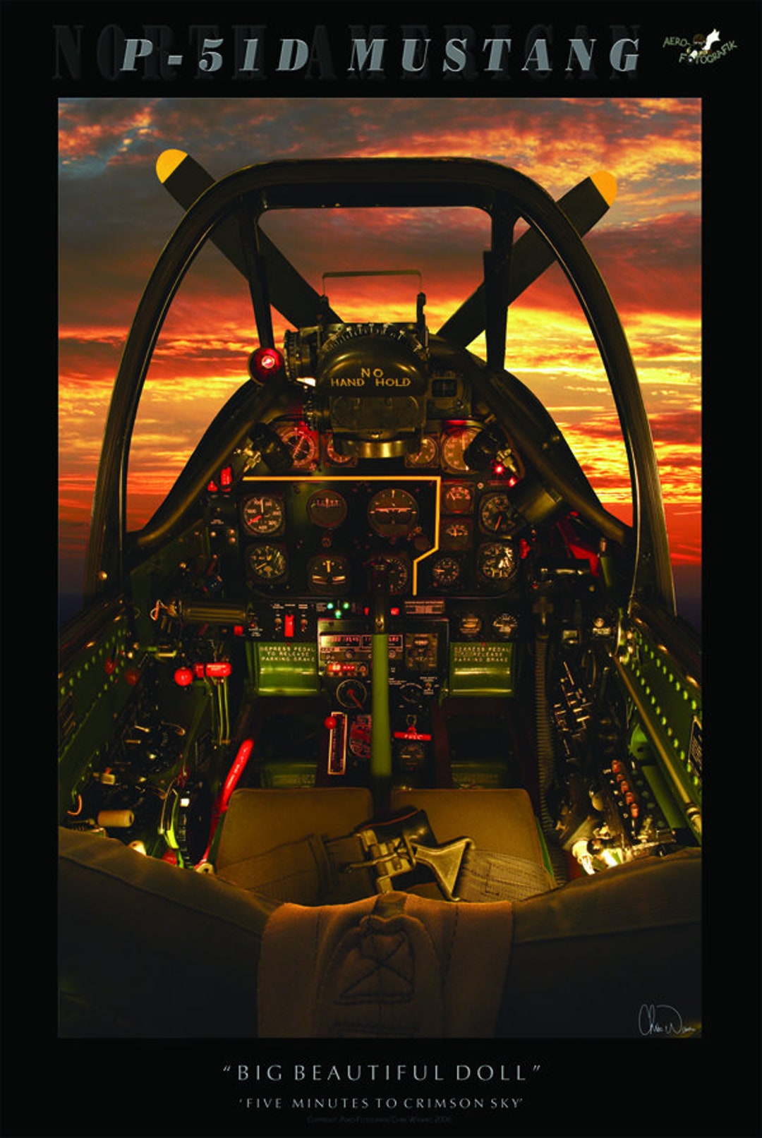 North American Aviation P-51D Mustang Big Beautiful Doll Cockpit