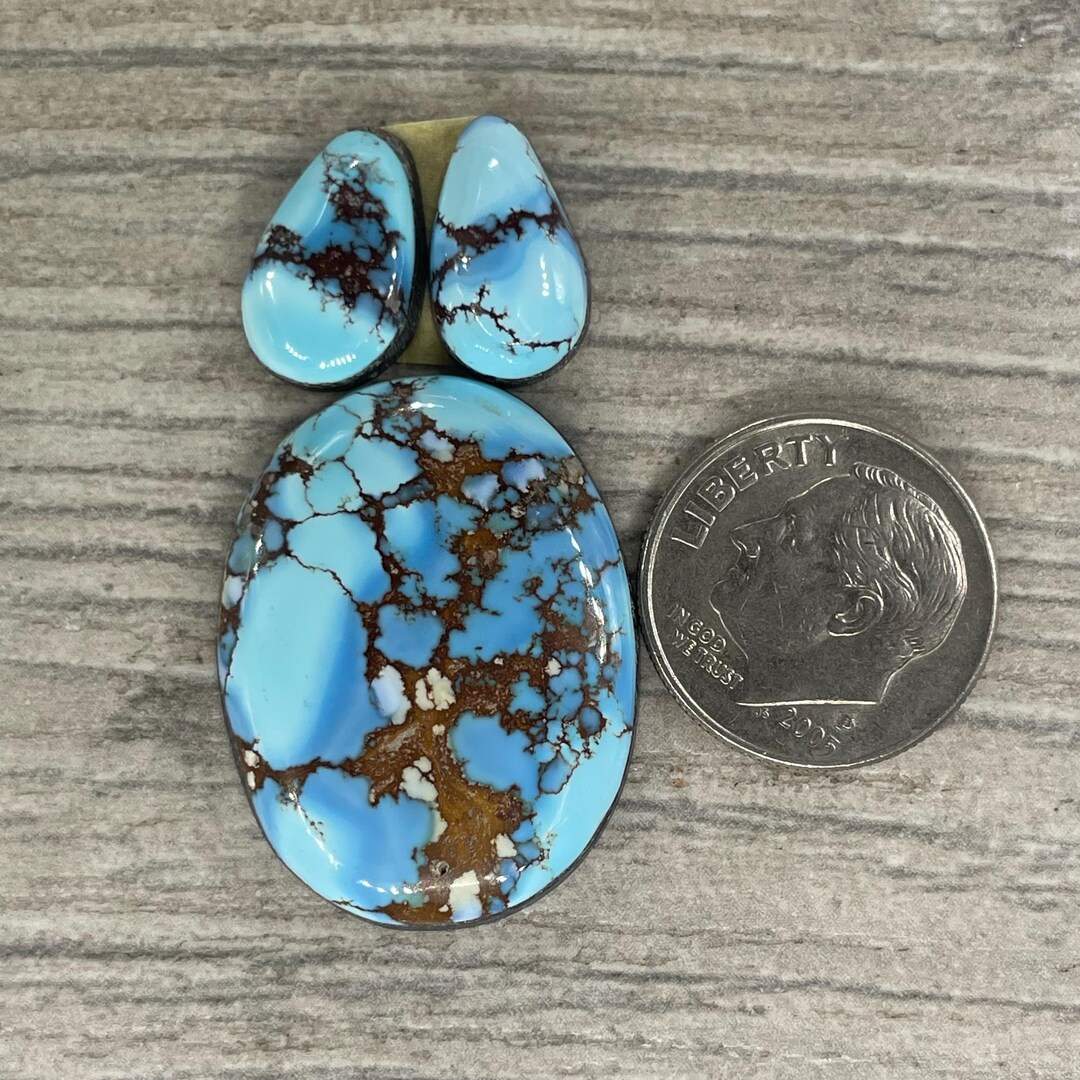 Golden Turquoise Golden Hill Turquoise Set - Etsy