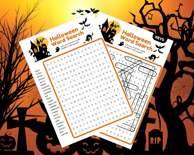 Hard Halloween Word Search Printable | Word Search Puzzle | Words ...