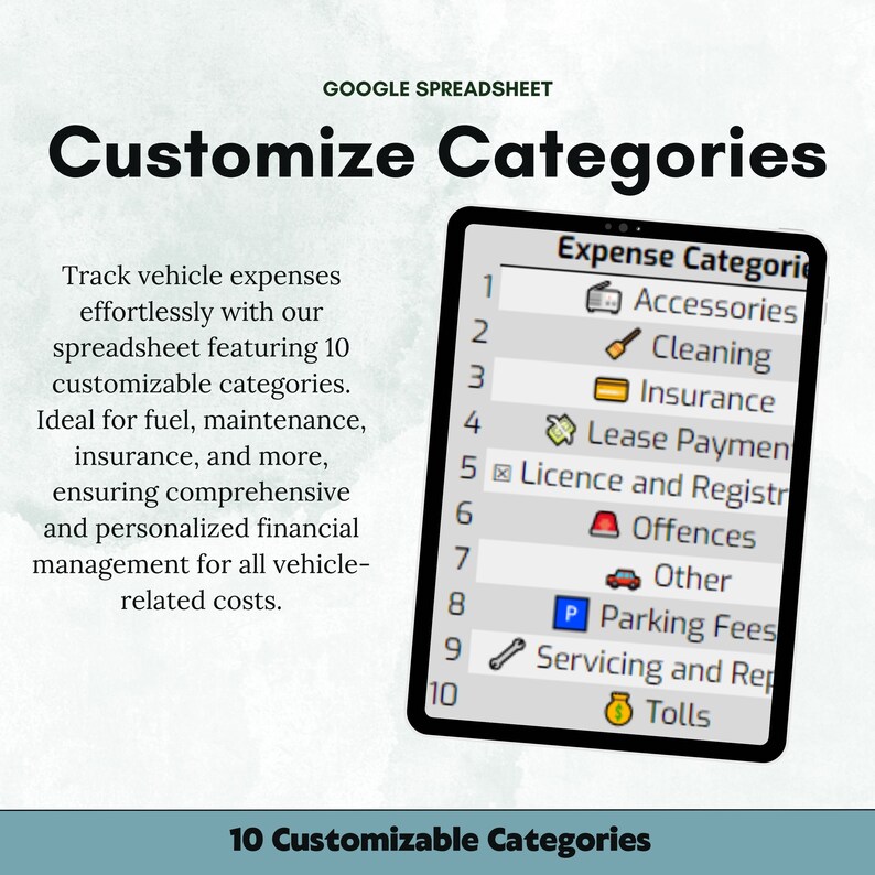 Car Maintenance Log Printable Maintenance Checklist Car Organizer ...