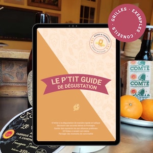 digital beer and cheese tasting notebook, storage and serving tips, examples of beer and cheese pairings, rating grids