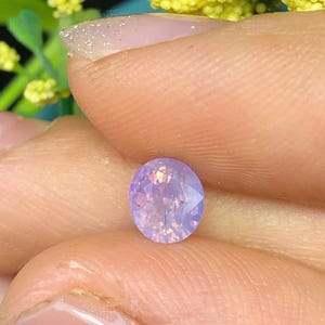 Saphir Rose Violacé Naturel Non Chauffé 0,79 Carats - Coupe Ovale Superbe - Origine Mozambique - Gemme Lâche