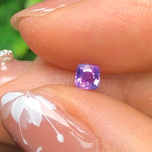 0.24  ct  Natural Silky Sapphire Viet Nam, Opalescent Sapphire,  Unheat Sapphire Luc Yen