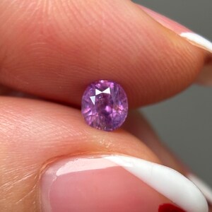 0.62ct Natural Purple Silky Sapphire Viet Nam, Opalescent Sapphire