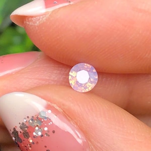 0.32 ct Natural Silky Sapphire Viet Nam, Opalescent Sapphire, Unheat Sapphire Luc Yen