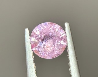0,8 ct Naturalny Różowy Spinel Luc Yen, Okrągły Kształt, Spinel Wietnamski