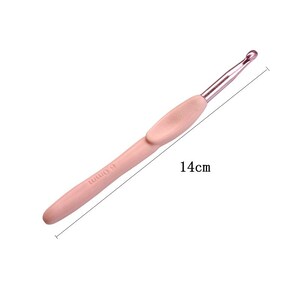 Ergonomic Crochet Hook Curved Handle Length 14cm 2.5mm 6.0mm image 4