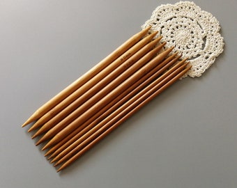 Needle game + knitting needles, sock needles length 20 cm, size 2.0 - 10.0 selectable