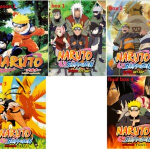 Complete Series English Audio Naruto Shippuden Anime Dvd Etsy