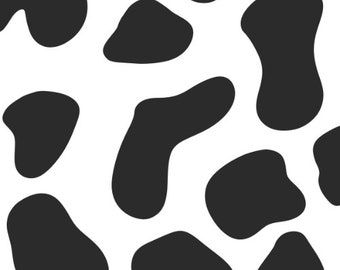 Puede incluir: Patrón sin costuras con formas negras irregulares sobre fondo blanco. Las formas, de tamaños y formas variadas, evocan manchas o salpicaduras abstractas. Este motivo es adecuado para diversos usos, como tela, papel pintado y arte digital.