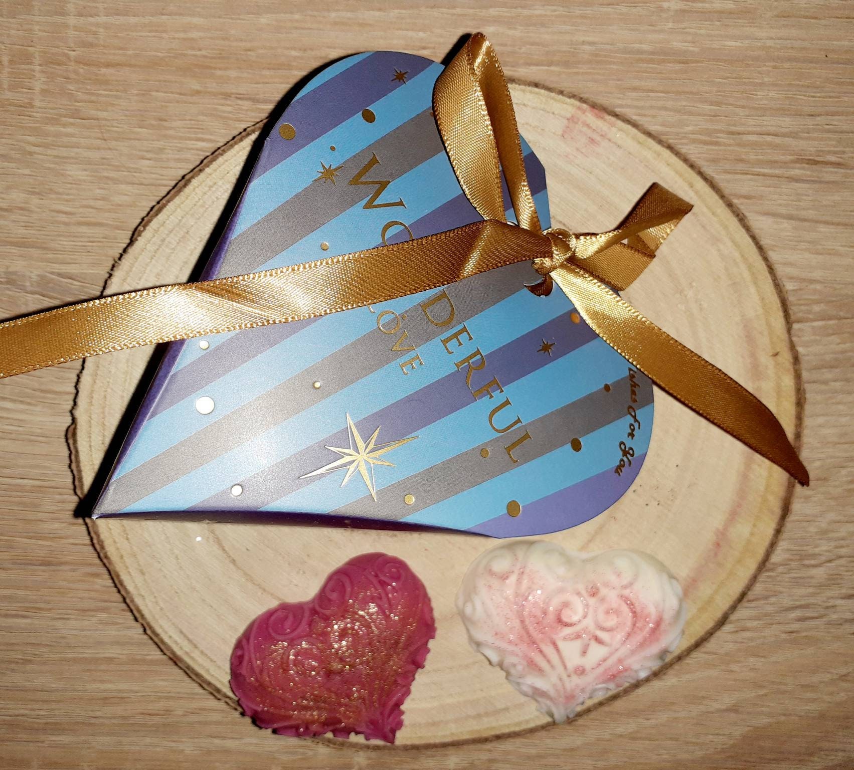 Fondants Boîte Coeur Monoï Vanillé et Princesse Du Désert 