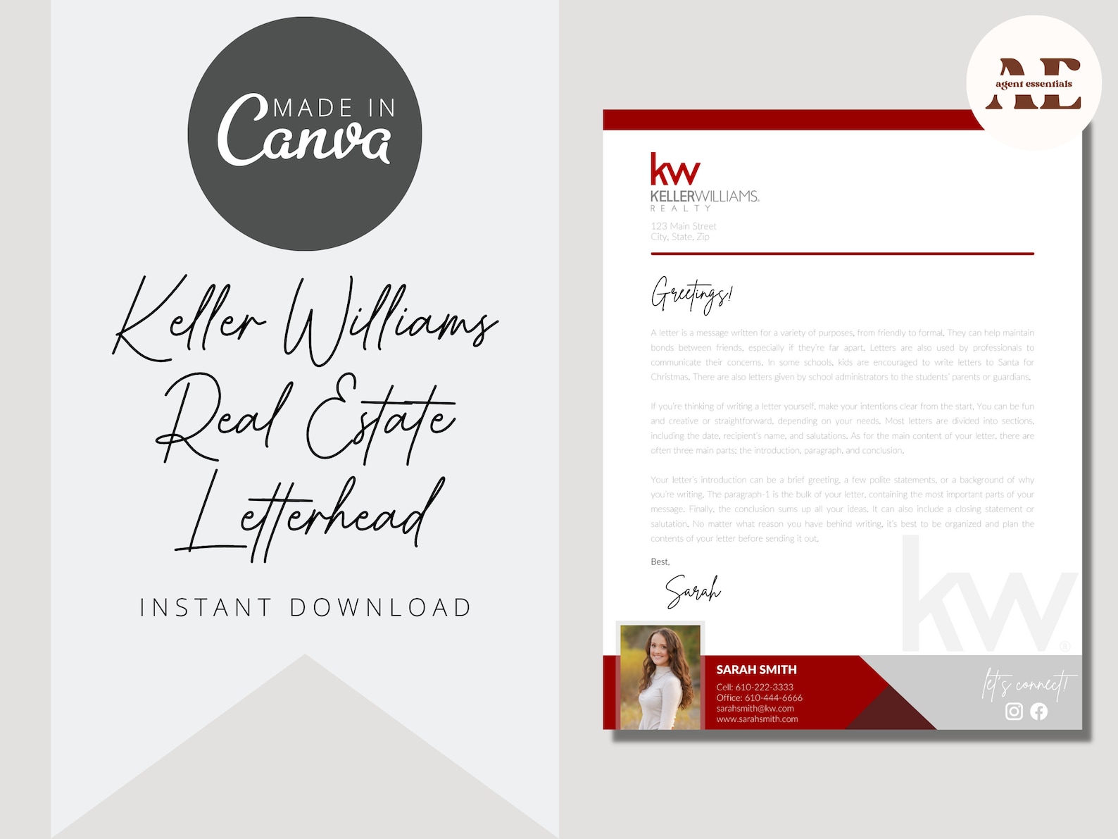 Image 5 for Keller Williams Letterhead Templates
