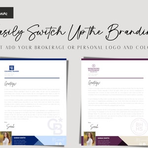 RE/MAX Letterhead Bundle | Real Estate Letterhead Template | for ...