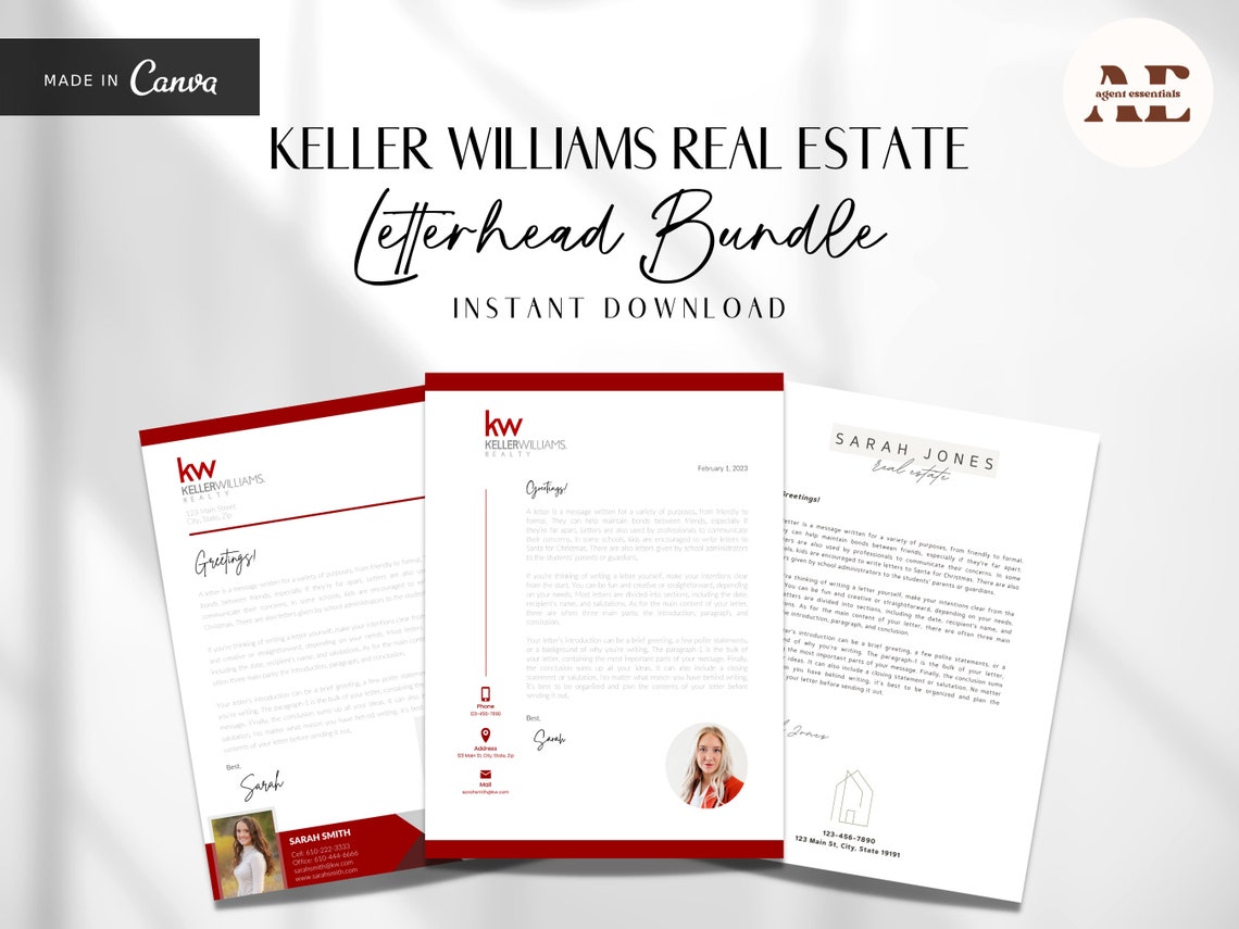 Image 2 for Keller Williams Letterhead Templates