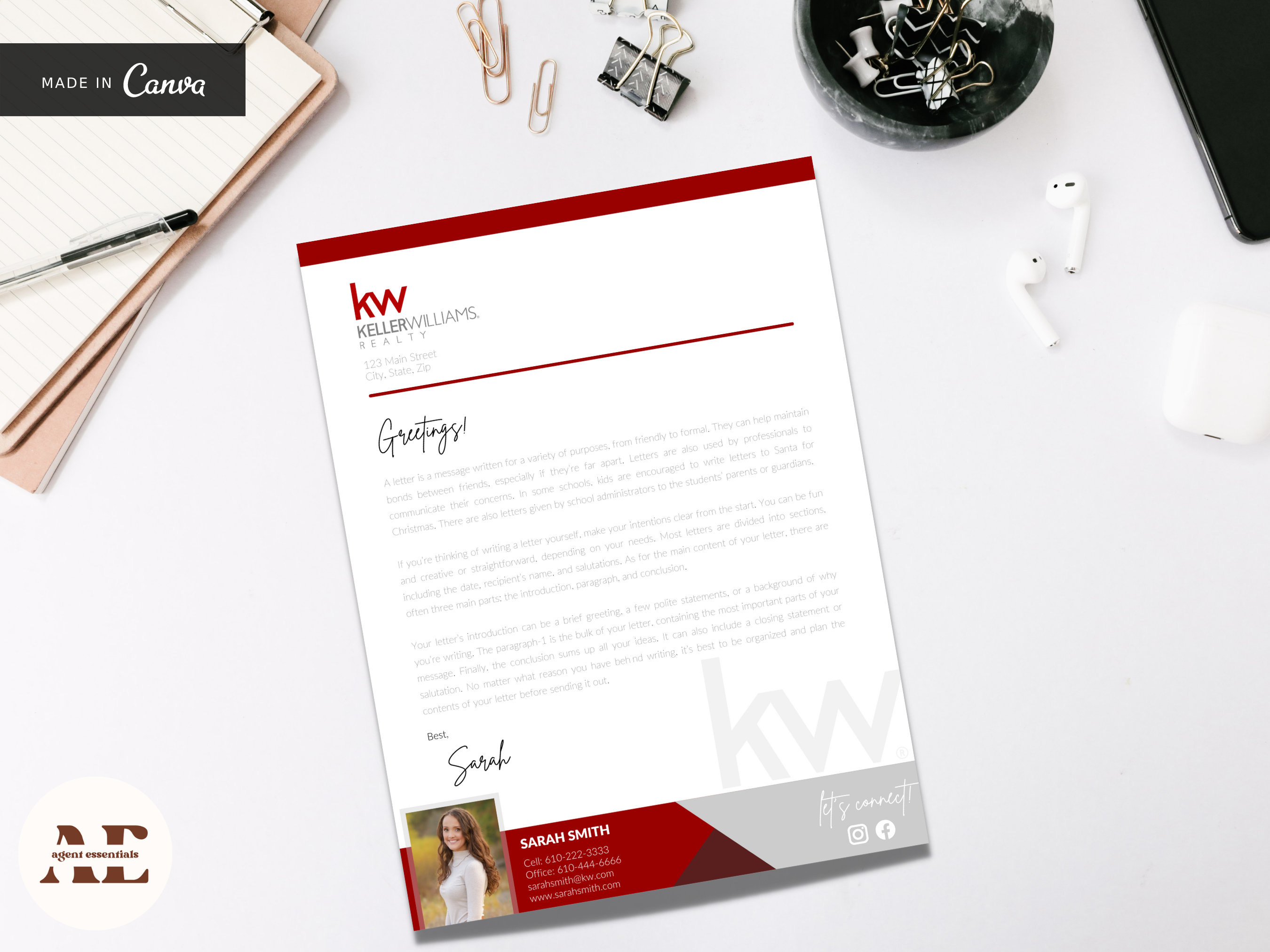 Image 9 for Keller Williams Letterhead Templates