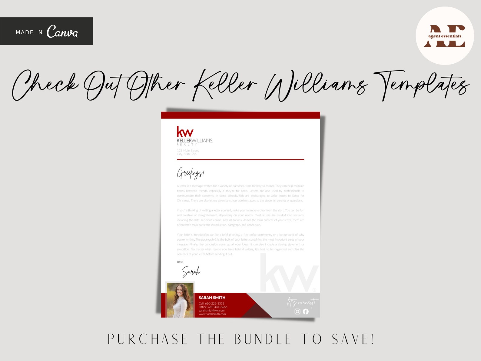 Image 6 for Keller Williams Letterhead Templates