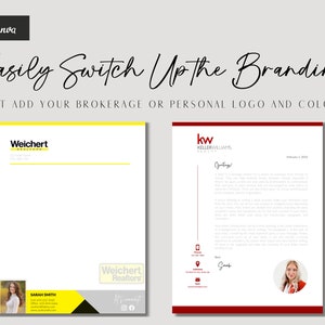 RE/MAX Letterhead | Real Estate Letterhead Template | for Realtors ...