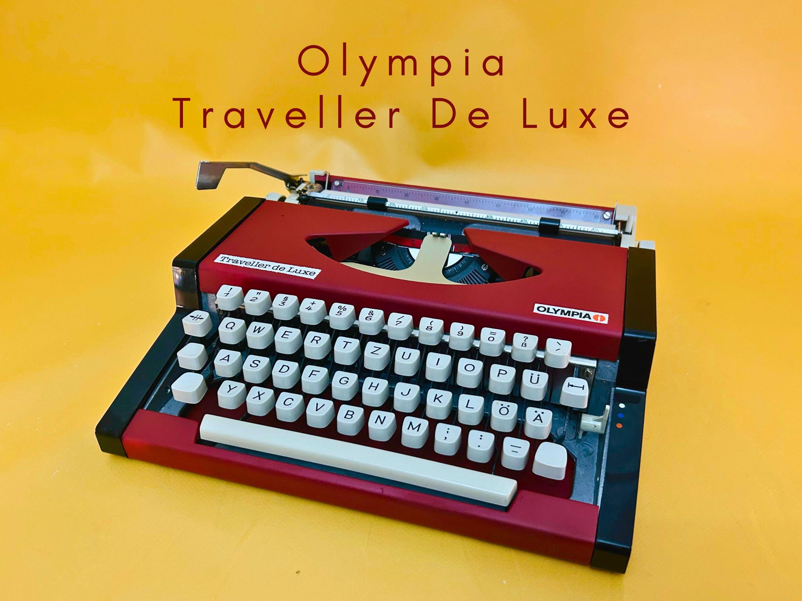 【完動品】　Olympia Traveller de Luxe　タイプライター How to Use an Olympia Traveller Deluxe Typewriter - Full