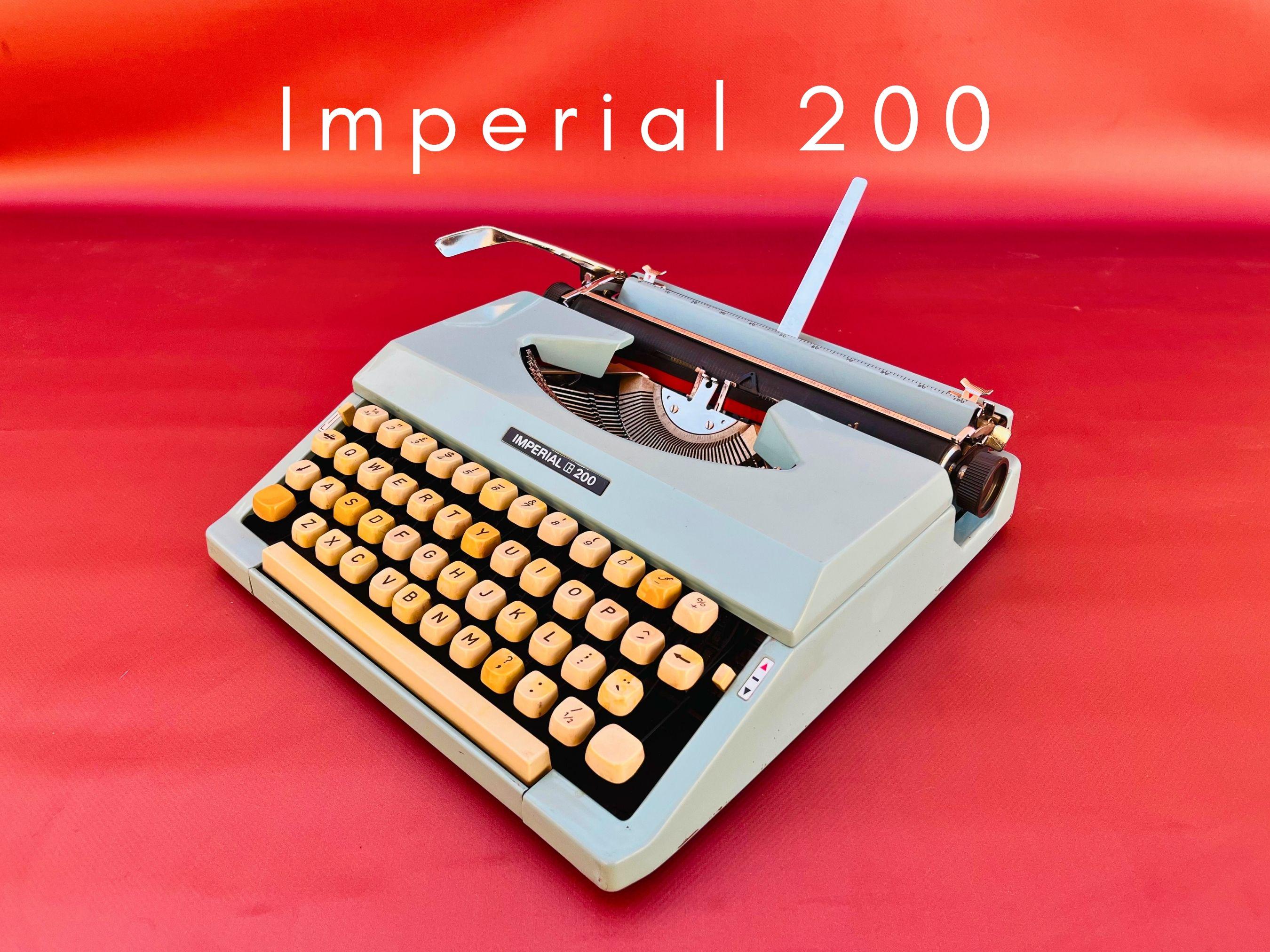 Imperial 200 Typewriter - Etsy