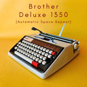 【激レア】ブラザー Brother Deluxe 1350 タイプライター Brother deluxe 1350 - Etsy 日本