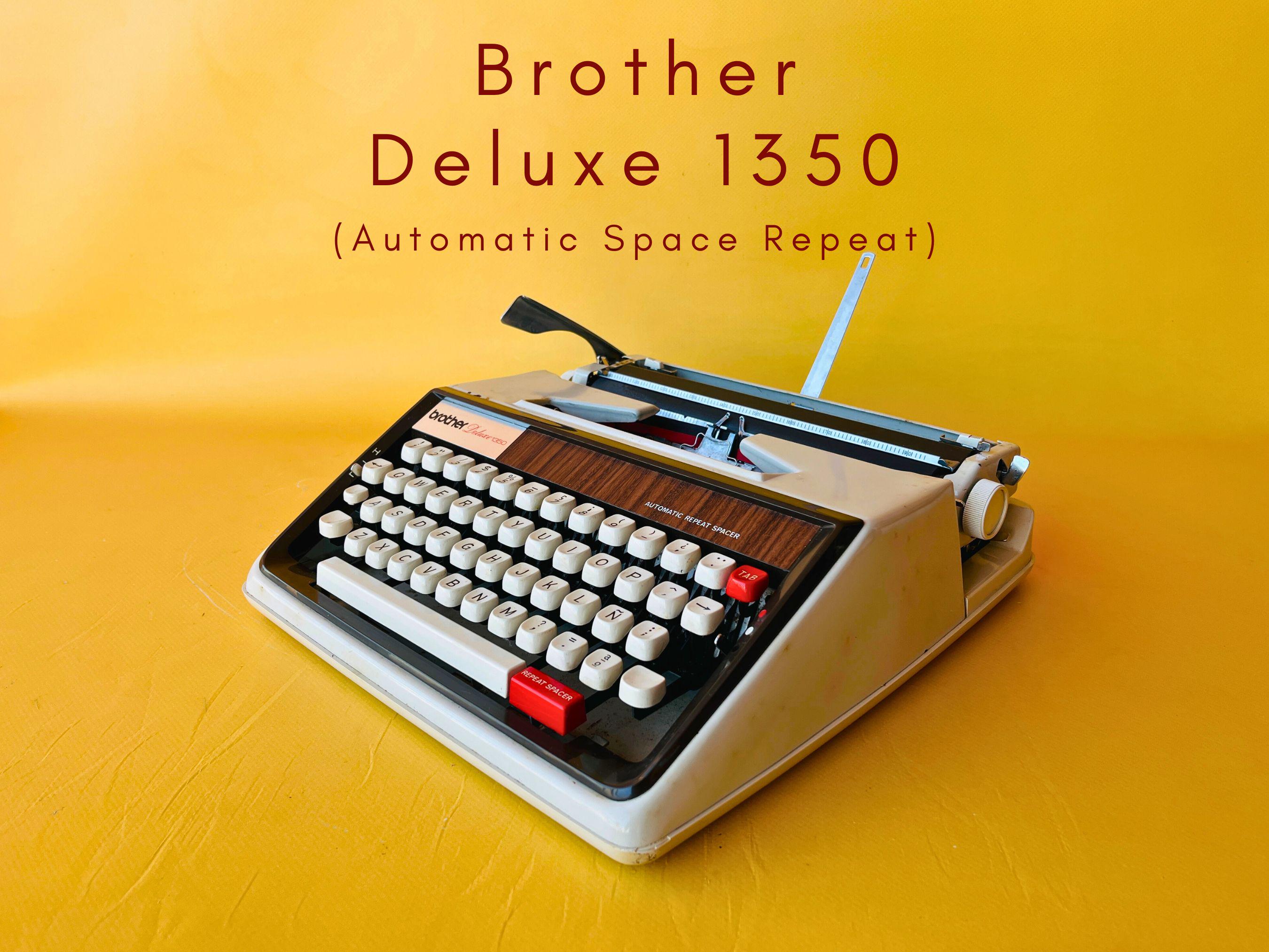【激レア】ブラザー Brother Deluxe 1350 タイプライター Brother deluxe 1350 - Etsy 日本
