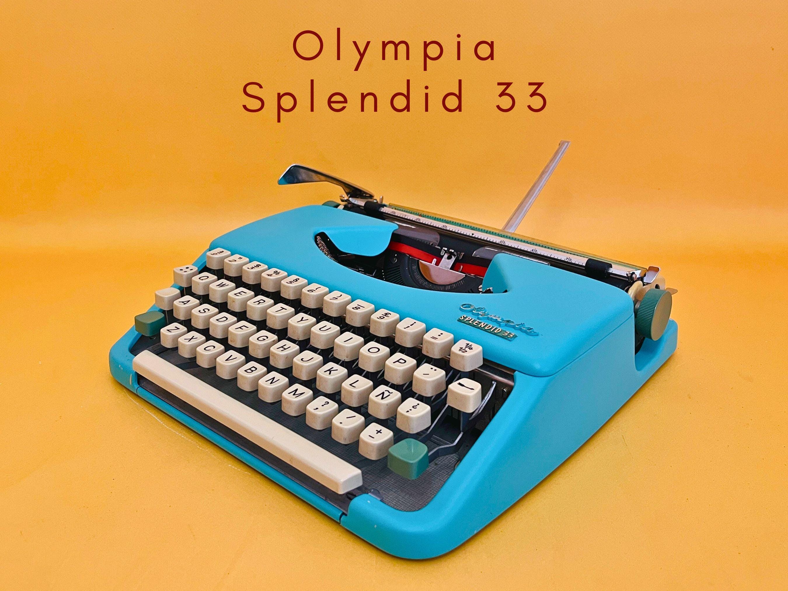Working Typewriter With Case Olympia Splendid 33 Typewriter Gift