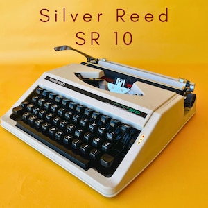Silver Reed Typewriter - Etsy