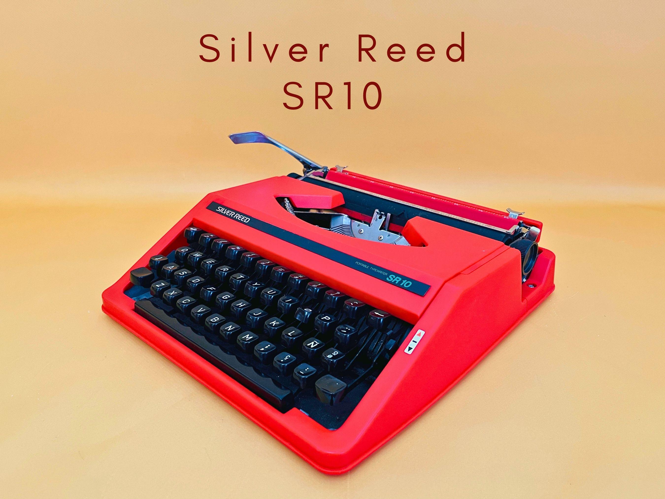 Silver reed typewriter - Etsy 日本
