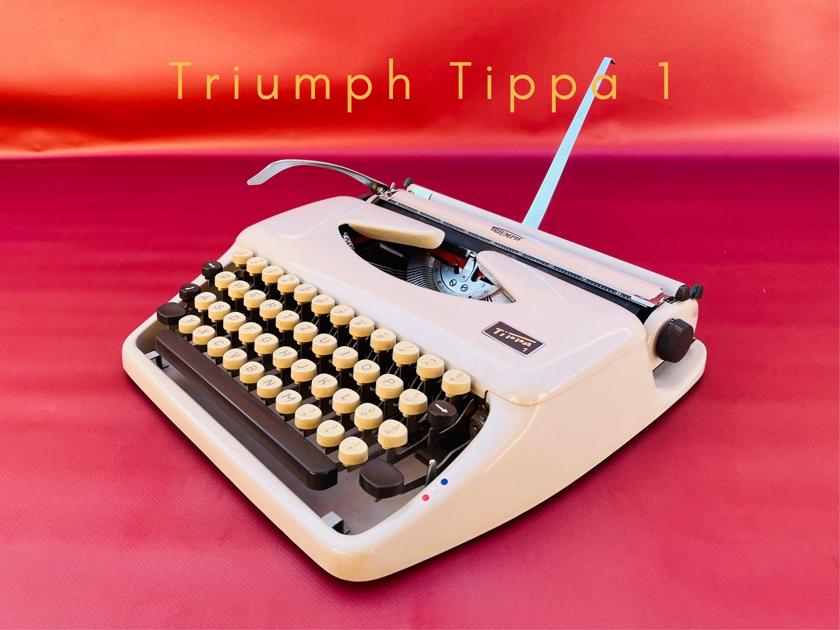 Triumph Tippa Typewriter - Etsy UK