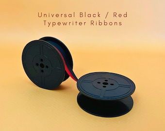 Nastri universali per macchine da scrivere, inchiostro a doppia bobina, neri e rossi, di ricambio per macchine da scrivere d'epoca, confezione regalo da 2, 4 o 6 pezzi – Spedizione gratuita