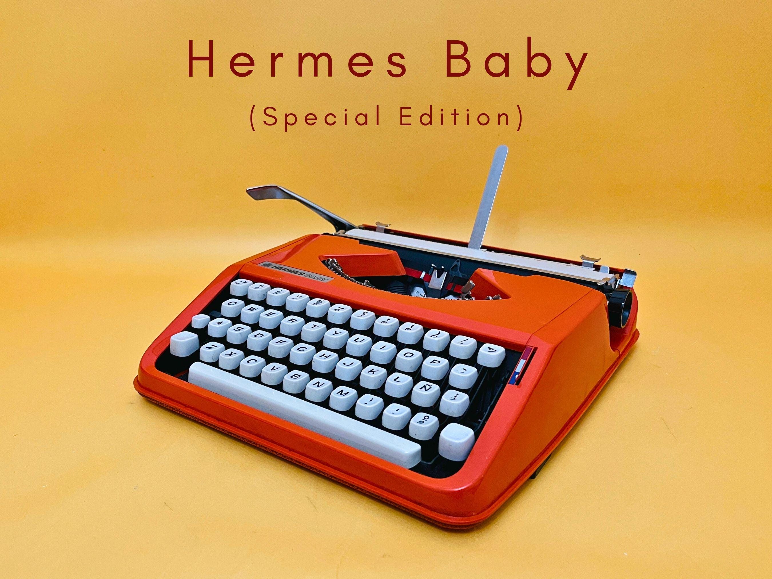 Hermes Orange Typewriter - Etsy