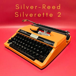 Silver reed typewriter - Etsy 日本