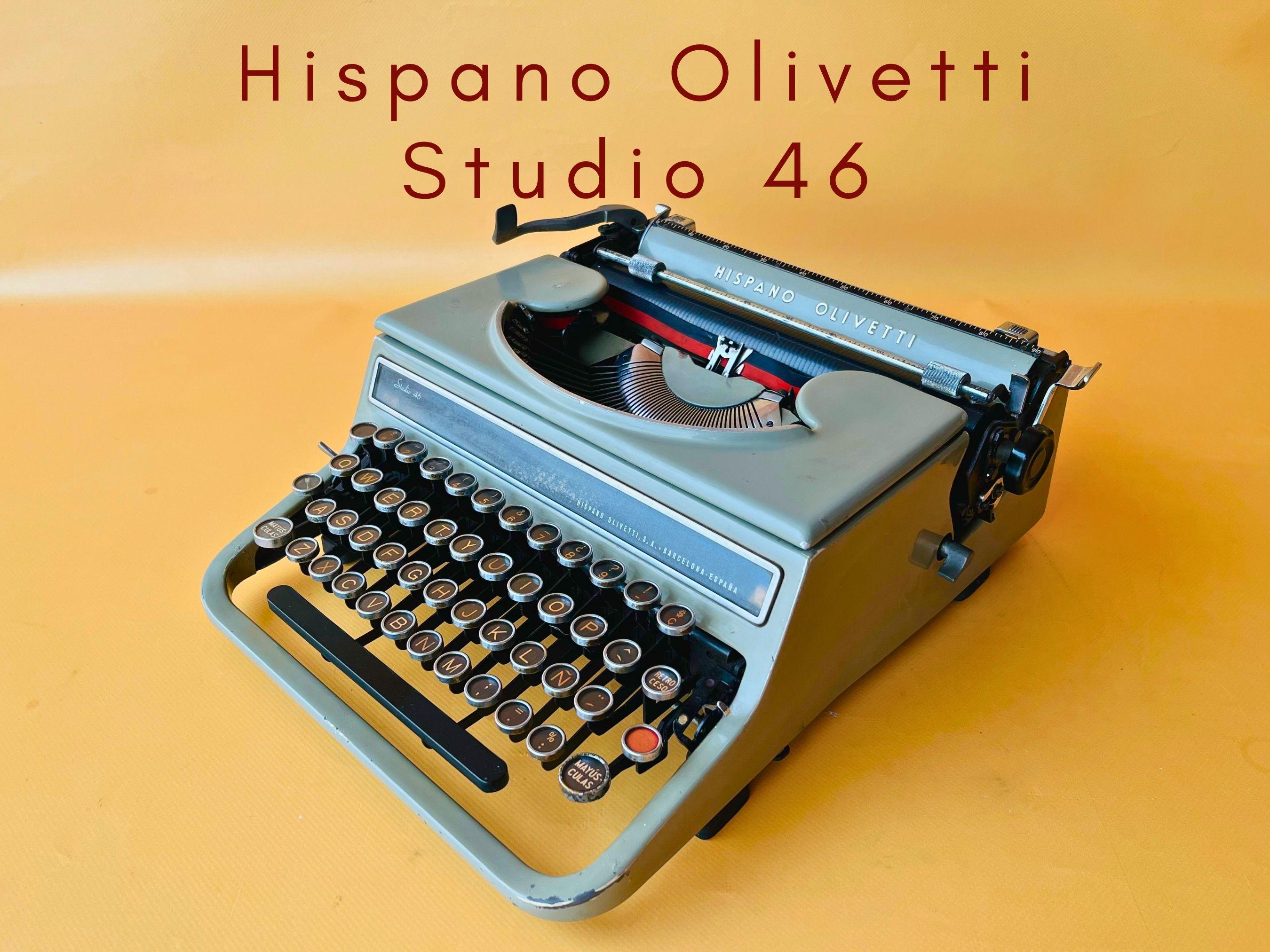 Olivetti STUDIO 46 タイプライター スペイン製 ジャンク Olivetti